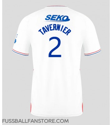 Rangers James Tavernier #2 Replik Auswärtstrikot 2023-24 Kurzarm